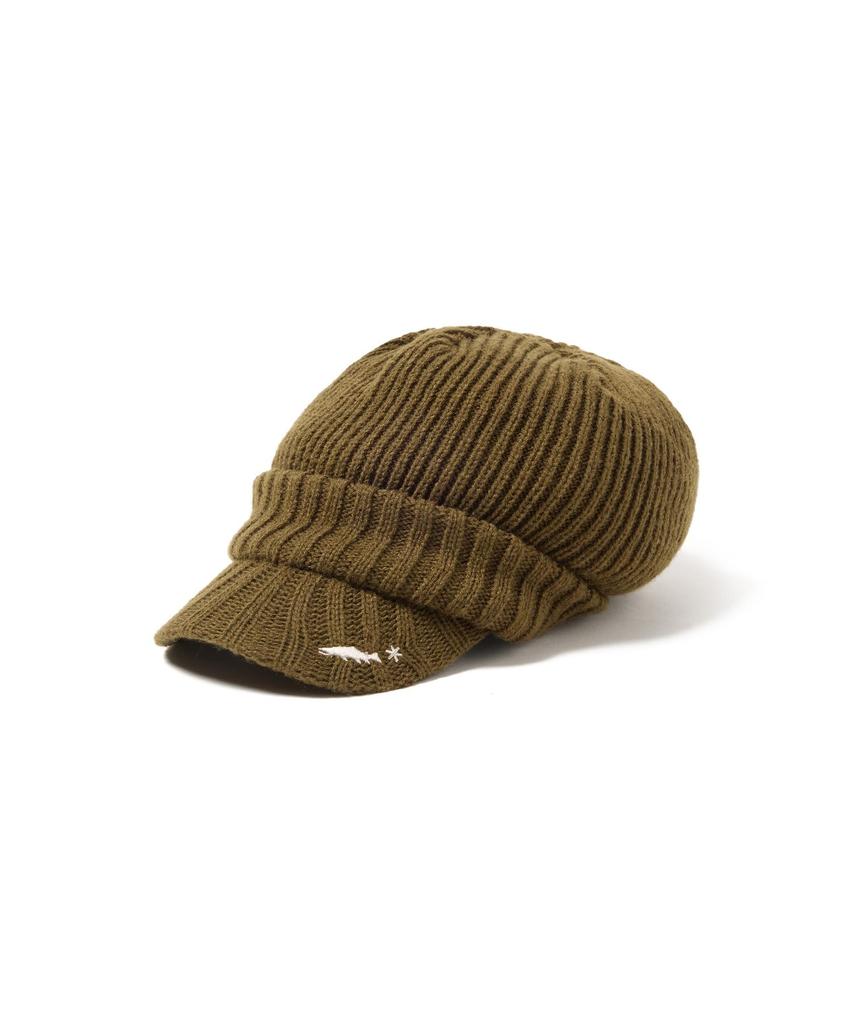 Snow Peak Brim Knit Cap Headwear Cap Hat OLIVE One SPF-AC-25AU903 Men's Women's