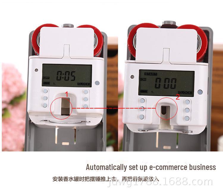 Set de aparate pentru aromaterapie cu temporizator LCD - Odorizant automat