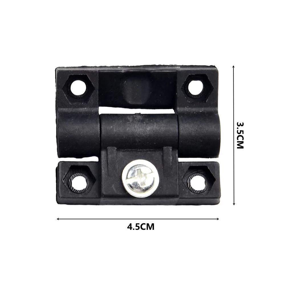 4PCS Nylon Torque Hinge Adjustable Torque Black Nylon Hinge Corrosion Resistant Buffering Design Furniture Hinges Home Furniture