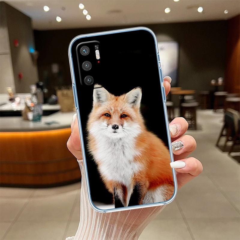 RE31 fox cute Transparent Phone Case for Motorola Moto G40 G04 G05 One Ace Action  Fusion + Plus Hyper Macro Vision Zoom