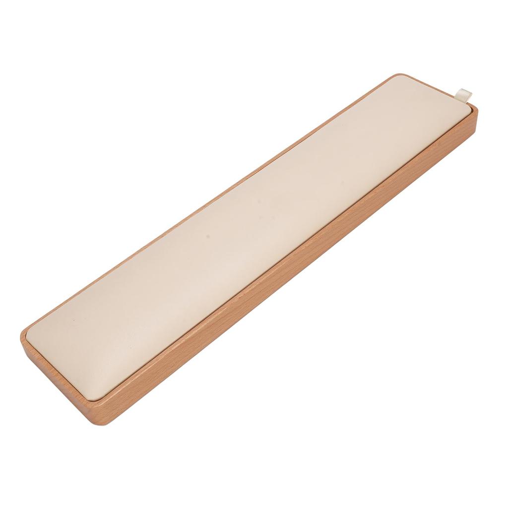 Keyboard Wrist Rest with Memory Foam Anti Slip Rubber Base Ergonomic Wooden Wrist Rest Pad for Easy Typing for Gaming
