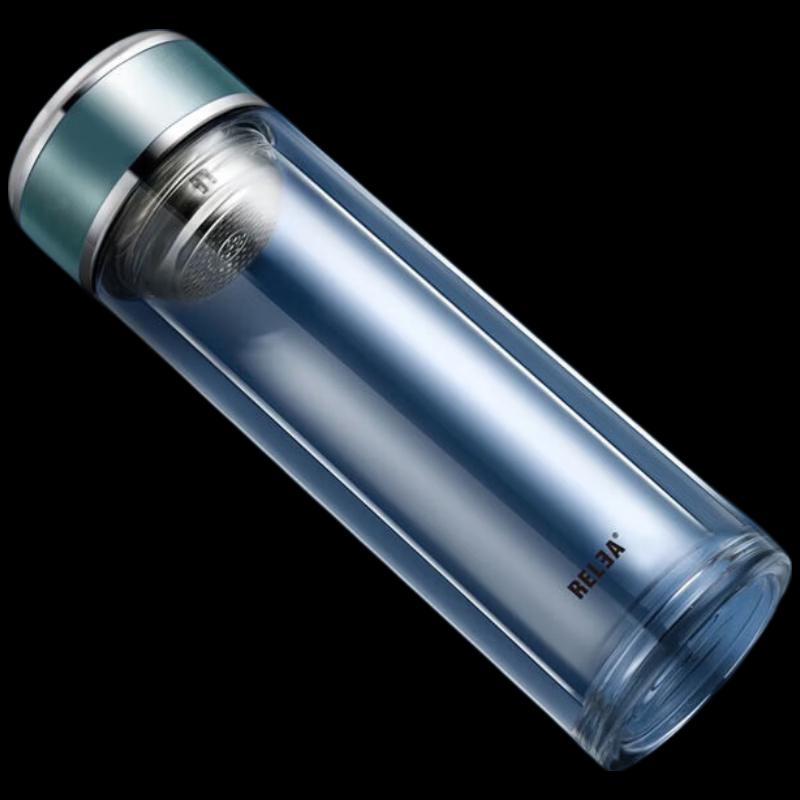 RELEA Portable High Borosilicate Glass Cup