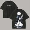 T-shirt Lavata Amante Anime NieR Abbigliamento Personalizzato Oversize Unisex Abbigliamento per Tutto l'Anno Alta Qualità Prodotto Caldo Comodo