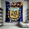 Argentina Wall Tapestry Aesthetic Wall Hanging Printed Fabric Blanket Decorative Tapestries for Bedroom Living Room Home Decor