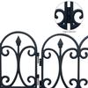 Outdoor Plastic Picket Fence - Ground-Inserted, Free Splicing Decor for Garden, Flower Beds, and Partitions.