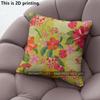 Bohemian Floral Print Square Throw Pillow Covers Pattern Cushion Cover Suitable For Sofa Bedroom Car Pillow Cover
