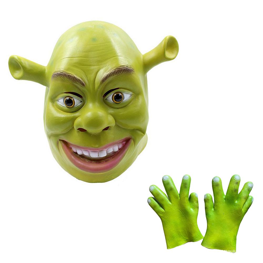 Filma MonstGreen Šreks Lateksa Maskas