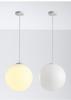 Milky White Round Pendant Lamp for Nail Salons, Cafes, Children's Clothing Stores, and Weddings