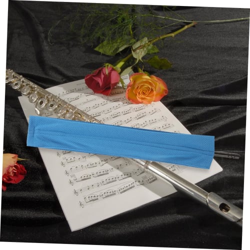 TEMPNAP Flute Cleaning Cloth with Rod, Instrument Maintenance Cleaning Cloth, Durable Material Protects Delicate Surfaces, Compatible with a Variety o