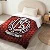 Standard De Lige Print Flannel Blanket, High Quality Comfortable for All Seasons, Home Decor, Warmth and Comfort, Perfect for Christmas Gifts