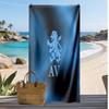 Asciugamano da Spiaggia con Stampa Calcio Aston Villa, Asciugamano Grande Morbido ad Asciugatura Rapida per Spiaggia Campeggio Nuoto