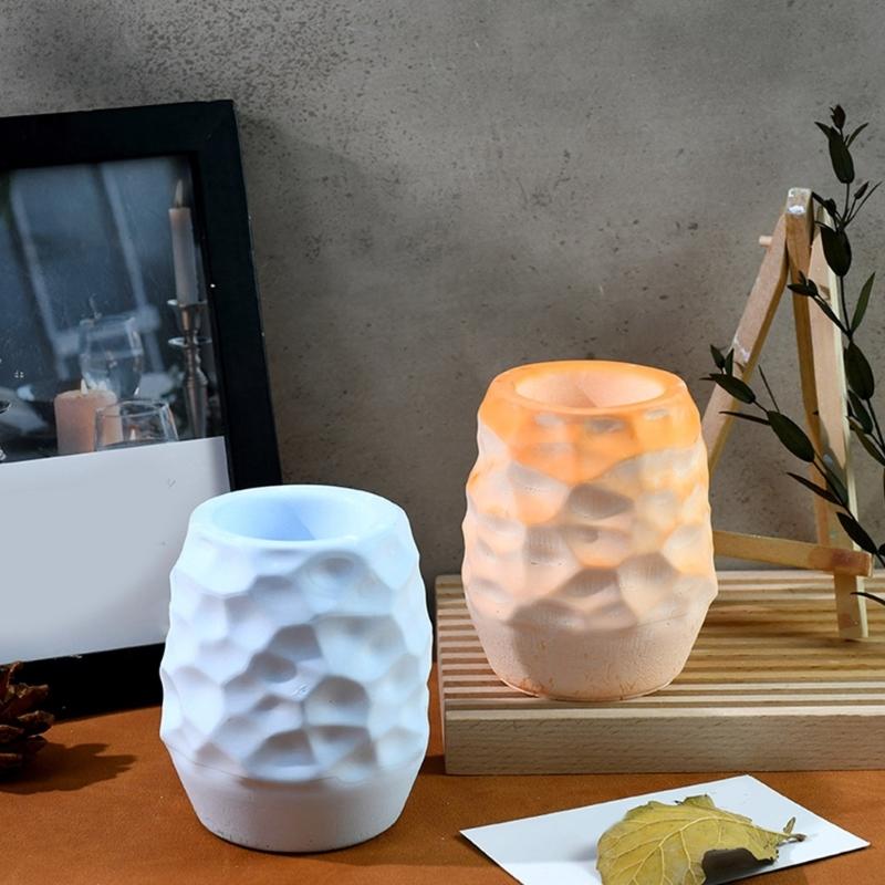 Silicone Ornament Moulds Silicone Vase Molds Irregular Shape Flexible Crafting Moulds Silicone Texture Craft Moulds