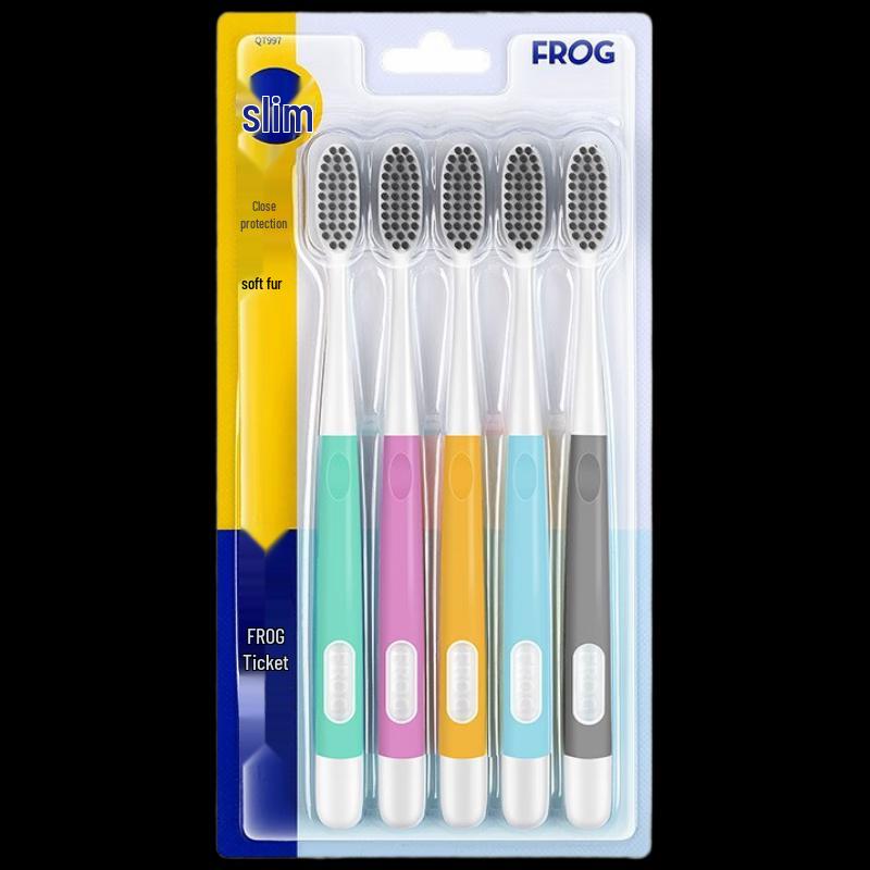 

Frog Series 997 Adult Soft Bristle Toothbrush 5-Pack