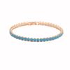 2022 New Fashion Free Shipping Copper Alloy Gold Plated 4MM Cubic Zirconia CZ Diamond Charm Tennis Bracelet for Women