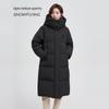 SNOWFLYING Women's Mid-Length Hooded Down Jacket