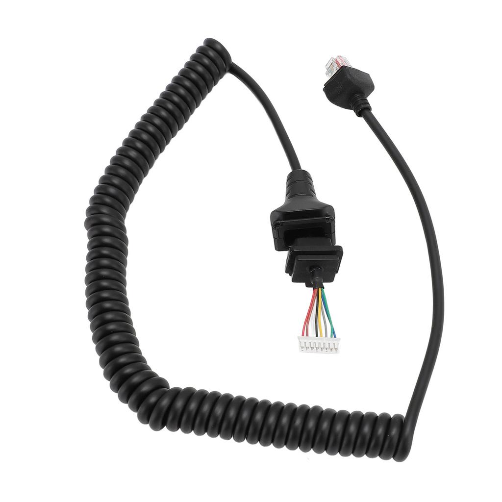 Replacement Mic Cable Handheld Car Microphone Cord Wire for IC‑3600 IC‑F111 IC‑F211 IC‑F521 IC‑F5028 IC‑F6028H IC‑2200H