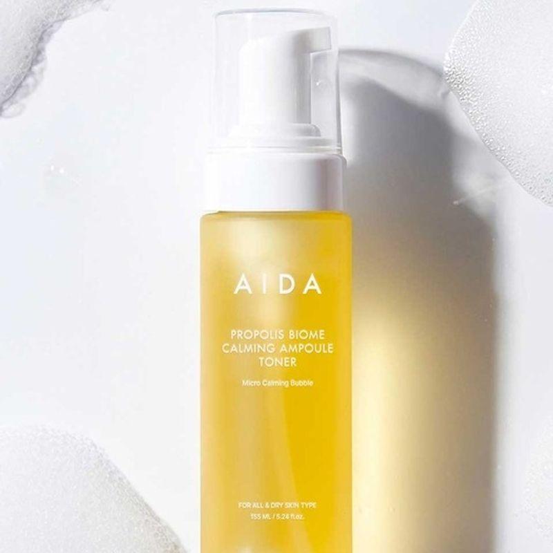 

AIDA [Mildly Acidic/Bubble] Propolis Biome Soothing Ampoule Toner 155ml single