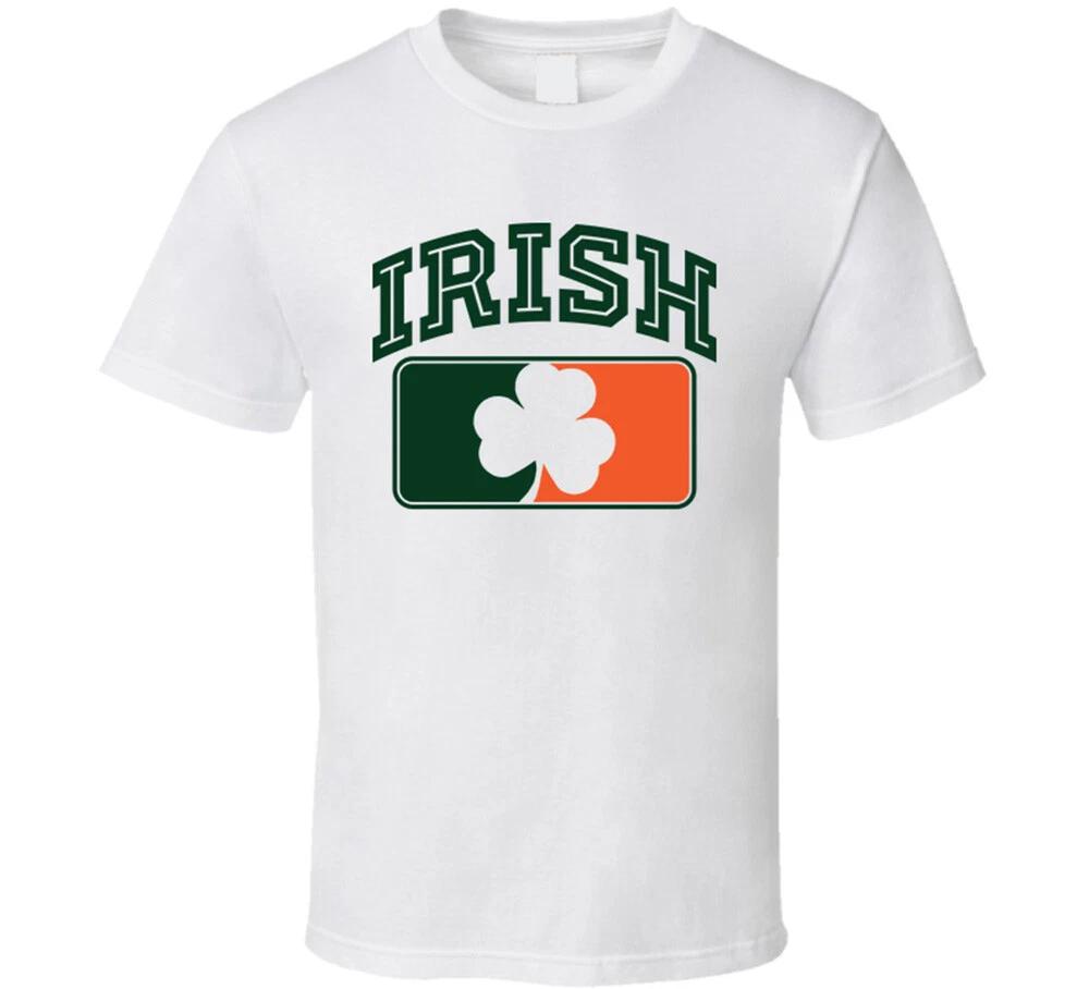 Irish Flag Shamrock St. Patricks Day Ireland Drinking Party T Shirt Tee Gift New L