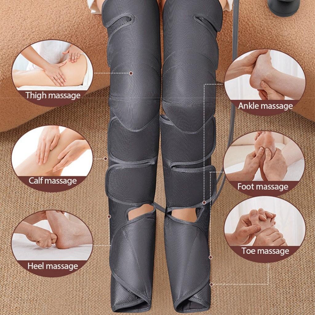 360° Coverage Electric Air Pressure Calf Massager Leg Massager Hot Compress Knee Thigh Massage Leg Beauty Instrument