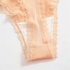 FINETOO Seamless Ice Silk Panties for Woman Seamless with Lace Underwear Comfort Lingerie Classical Wave Point Panties