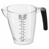 Kitchen Measuring Cup with Rubber Grip Jug 1 Plast Team
