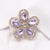 Sparkling 1 piece 35MM Flower Water Droplet Glass French Shirt Cufflink Set DIY Simple Cufflinks Wedding Clothing Accessories