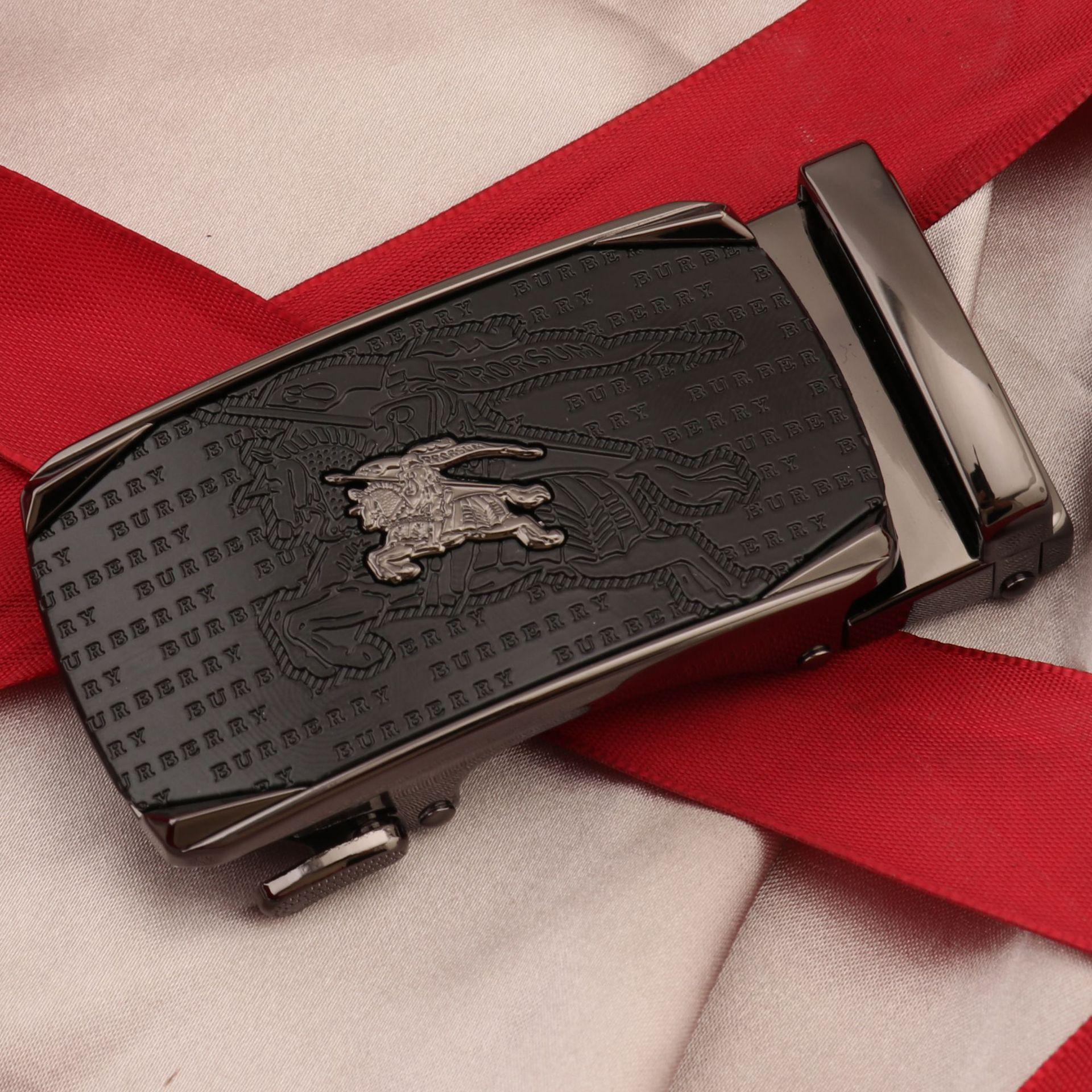 Мужской автоматический повседневный набор с ремнем и пряжкой из сплава Hong Sheng 2025