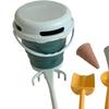Kids Beach Toys Playset Portable Summer Outing Sandbox Toy Foldable Bucket for Children Boys