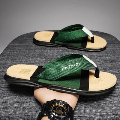 Summer Flip Flops Men Beach Sandals Anti-slip Breathable Casual Men Beach Slippers Outdoor Big Size 45