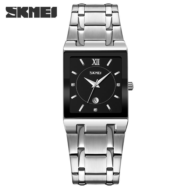 SKMEI Model 9263 Men s Business Watch - Waterproof Quartz with Steel Band and Calendar.