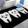 The Dentist Tooth Bathroom Mat Anti-slip Absorb Water Long Strip Cushion Bedroon Mat Hotel Decor Mat