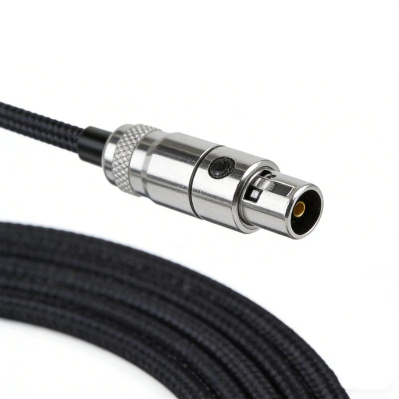 Braided Nylon USB C to 3Pin XLR Headphone Replacement Cable for Q701/K712/K702/K240/K240 II/K141/K17 With TangleFree