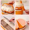 Portable Kawaii Lunch Box For Girls School Kids Plastic Picnic Bento Box Microwave Food Box With Compartments Storage Containers