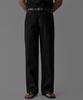 Baulopeulodeogteu Black Washed Straight Denim Pants