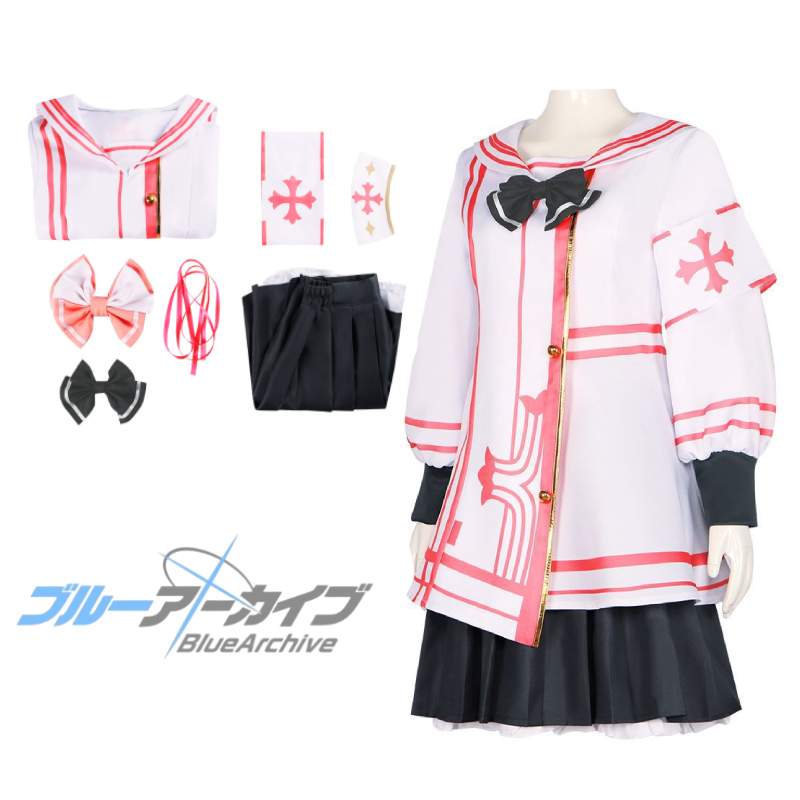 Serina Archive Blue Nurse Cosplay Costume Cartoon Game Character Roleplay Maid