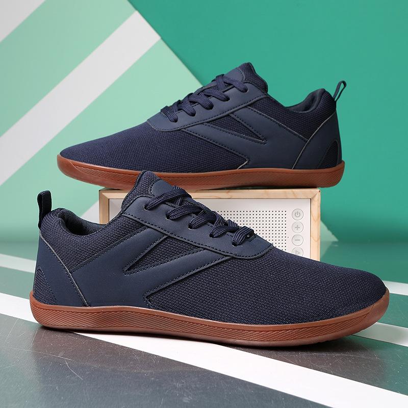 

Повседневная и удобная женская и мужская обувь для ходьбы, обувь с широким носком, дышащая, с мягкой подошвой, спортивная обувь для пар, из летучего тканого материала 47