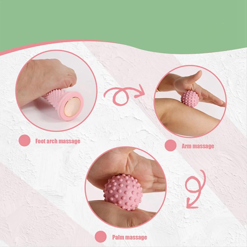 Yoga Foot Massage Roller Muscle Relaxation Fascia Release Roller Trainer Plantar Fascia Wheel Fitness Leg Trainer