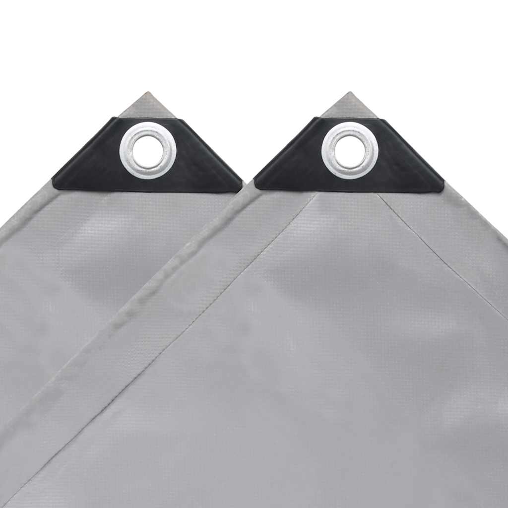 vidaXL Abdeckplane 650 G/m² 3x3 M Grau