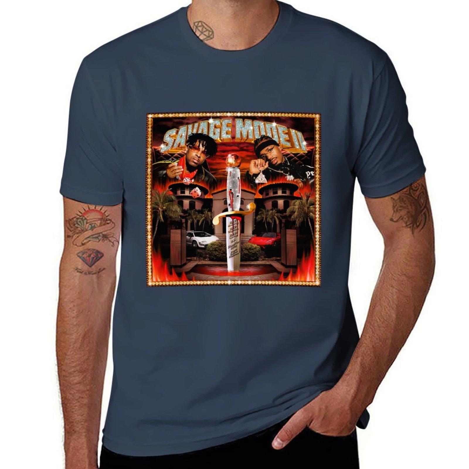 Savage Mode 2 TShirt Retro Style Print Casual Top S