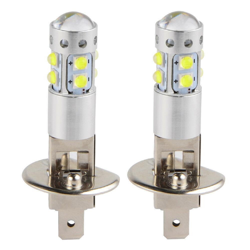 2PCS H3 H1 3600LM Car LED Fog Lights Mini Car Headlight Auto Driving Fog Lamps Bulbs 12V 24V 6000K Auto Car LED Lamps Bulbs