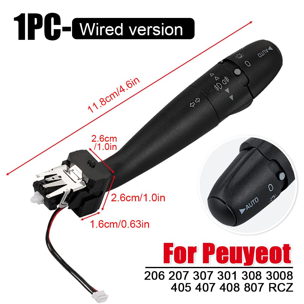

Car Indicator AUTO Light Control Turn Signal Switch For Peugeot 307 Indicator light Switch Lever Steering Lever Signal Switch