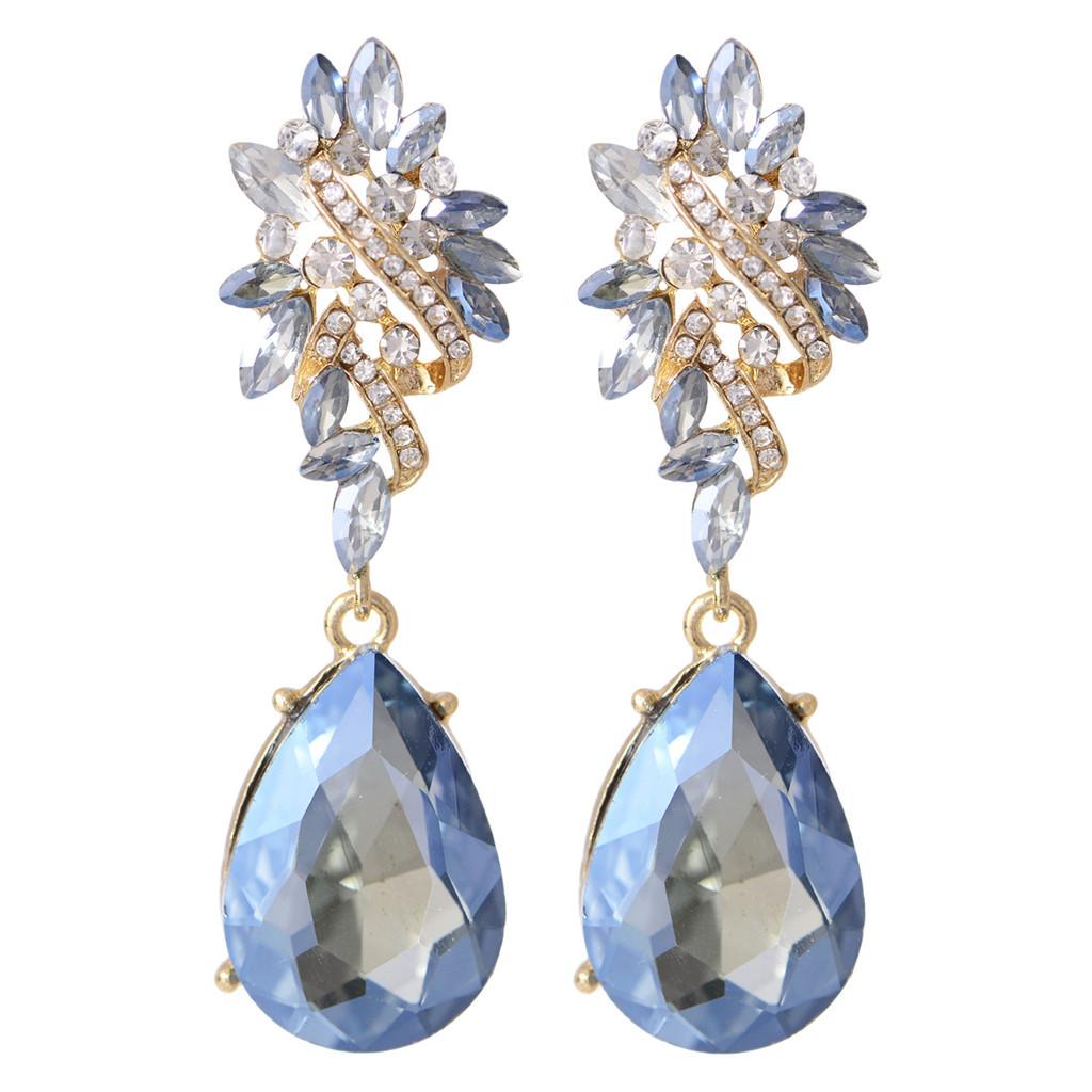 European Style Geometric Alloy Drop Earrings For Women With Irregular Design Fashion Jewelry
