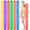 6 Pcs 59 Inch Pool Inflatable Sticks Colorful Inflatable Pool Noodles Stick Giant Blow Up Pool Noodles PVC Float Outdoor Water Games Toy for Adult