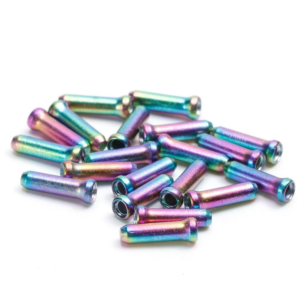 20Pcs Replacement Bike Wire End Caps Aluminum Zinc Zinc Alloy Shifter Cable Tips Line Core Cap  Cycling