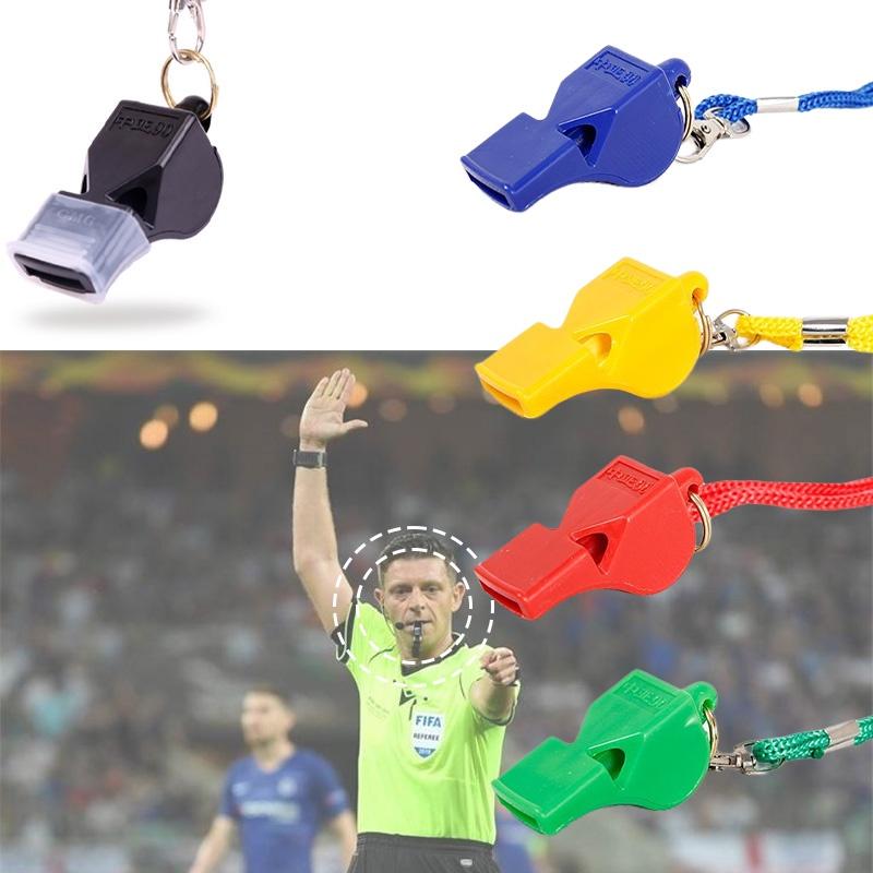 Lanyard Pvc Referee Whistle Football Outdoor Portable Sports Supply Competitive