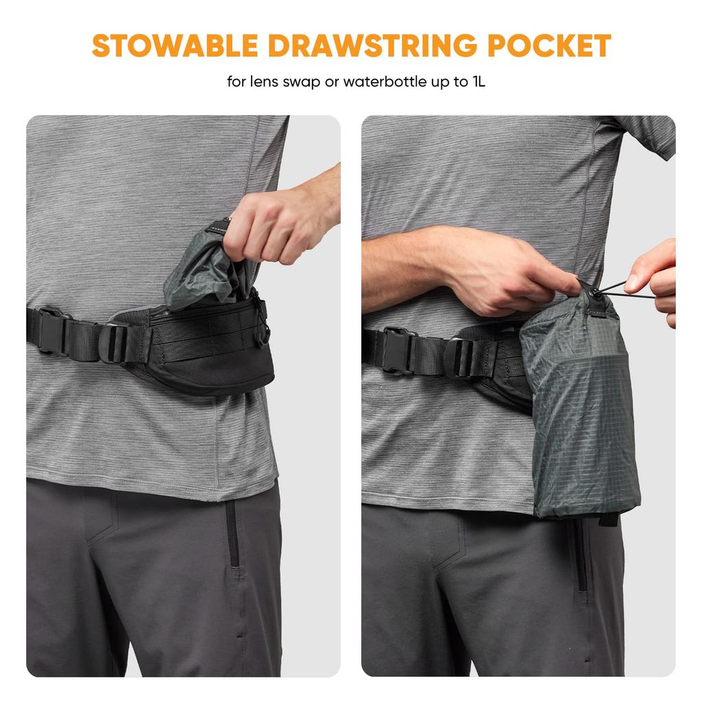 Lowepro ProTactic Utility Belt III Modulares System mit Befestigung und Schlaufen für Kamera-Zubehör Slip-Lock (LP37484-PWW)