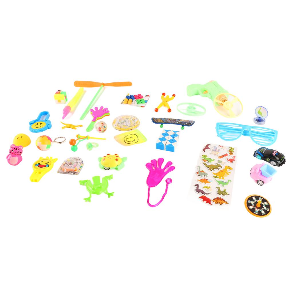 30pcs Children Carnival Assortment Toy Party Favor Assorted Prizes Kids Colorful Toys