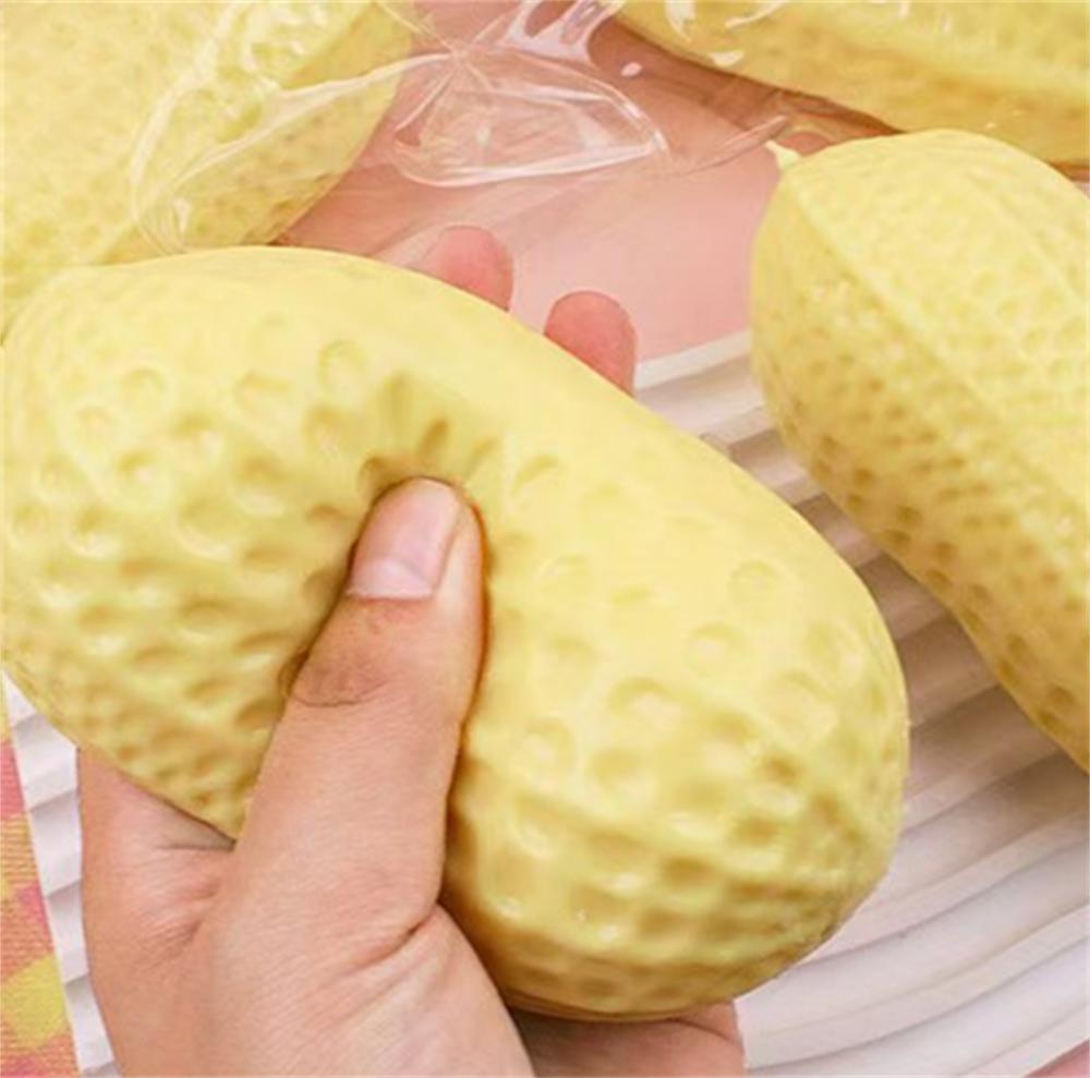 Balle anti-stress cacahuète Balle à presser croquante Jouet souple Sensation de beurre doux Jouet d'occupation Asmr Sensoriel Jouets anti-stress pour enfants et adultes