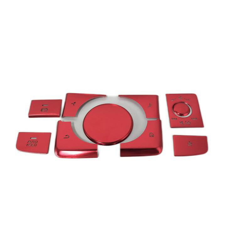 10pcs/Lot Aluminum Alloy central control Multimedia buttons For -3 Mazda3 Axela CX-30