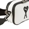 New PUMA AMI PARIS Collaboration Polyurethane Small Square Bag Camera Bag Shoulder Bag Crossbody Bag Regular Unisex White 078907-01